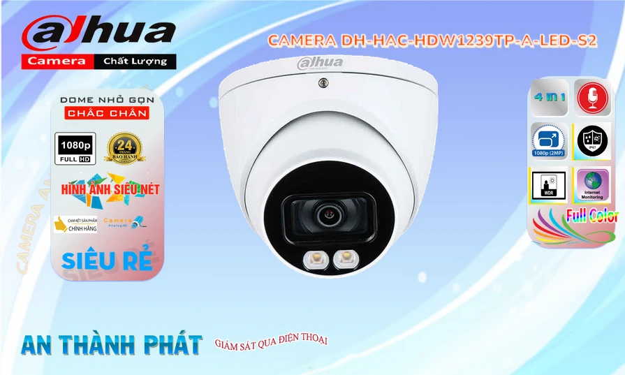 DH-HAC-HDW1239TP-A-LED-S2 Camera Dahua ✪