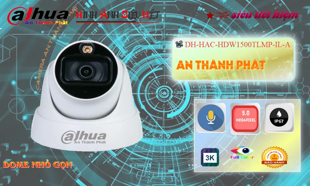 Camera DH-HAC-HDW1500TLMP-IL-A Chức Năng Cao Cấp