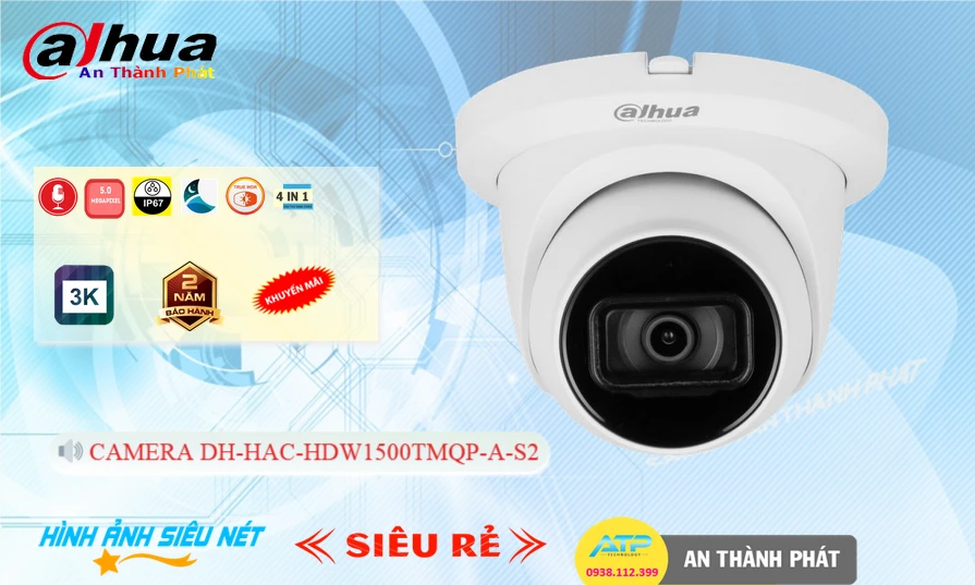 Camera Dahua DH-HAC-HDW1500TMQP-A-S2 công nghệ starlight
