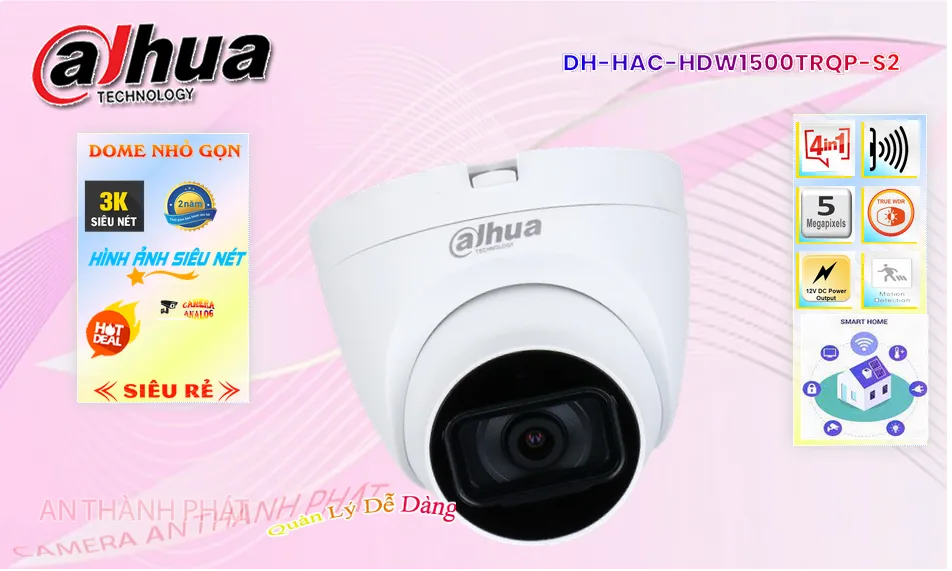 DH-HAC-HDW1500TRQP-S2 Camera Dahua