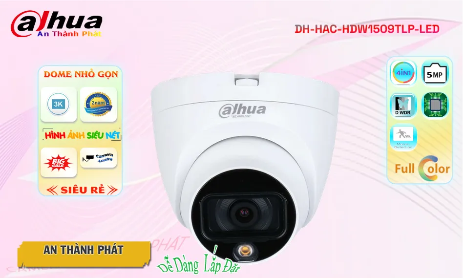 Camera Dahua DH-HAC-HDW1509TLP-LED