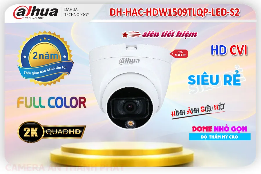 Camera DH-HAC-HDW1509TLQP-LED-S2 Dahua ❂