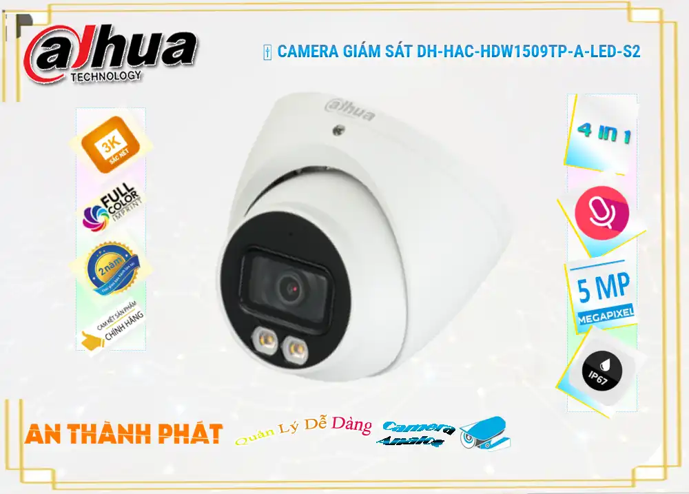 DH-HAC-HDW1509TP-A-LED-S2 Dahua Với giá cạnh tranh