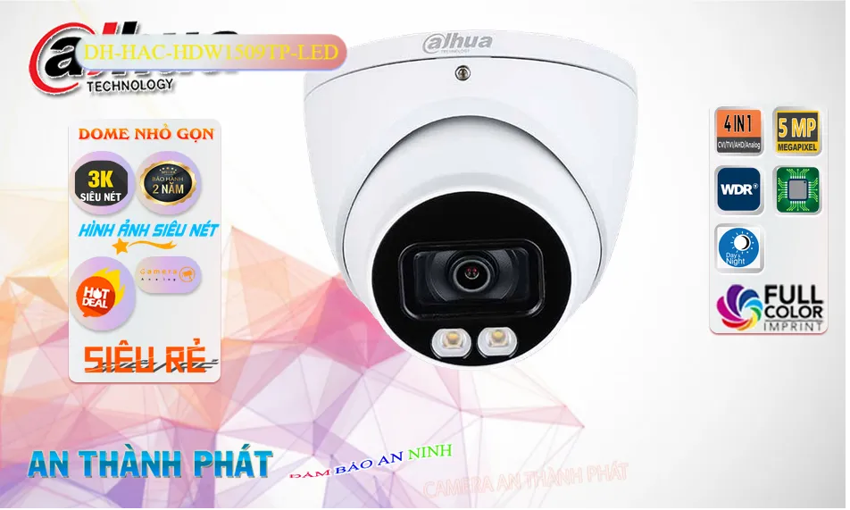 Camera Dahua DH-HAC-HDW1509TP-LED