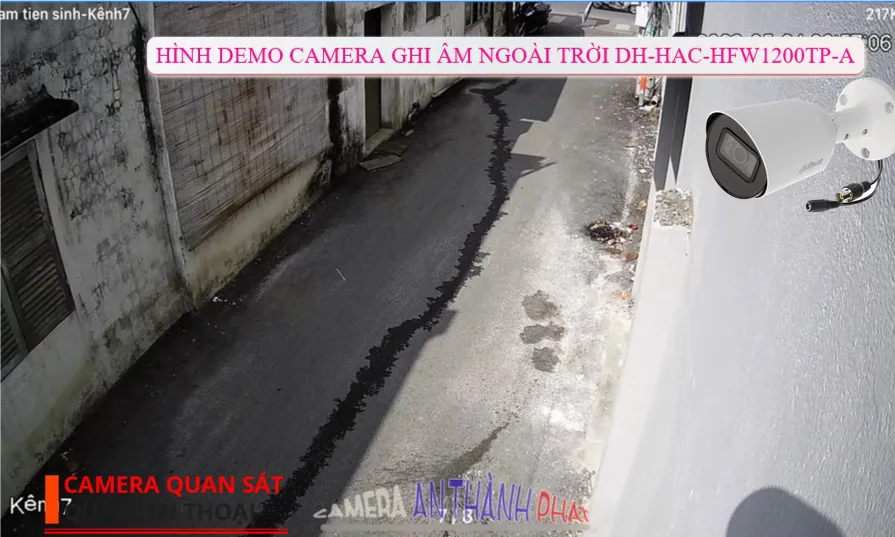 Camera Dahua HD kết hợp khả năng cảm biến hình ảnh kích thước 1/2.7DH-HAC-HFW1200TP-A ✲