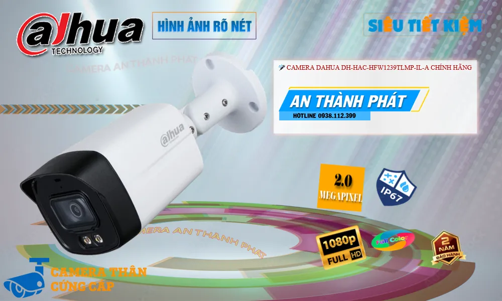 ✔️ Camera DH-HAC-HFW1239TLMP-IL-A Giá rẻ