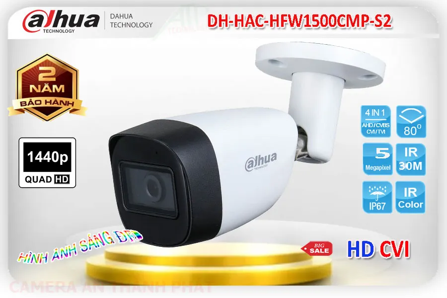 Camera DH-HAC-HFW1500CMP-S2 Dahua,DH-HAC-HFW1500CMP-S2 Giá Khuyến Mãi, HD Anlog DH-HAC-HFW1500CMP-S2 Giá