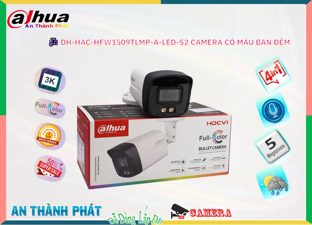 DH-HAC-HFW1509TLMP-A-LED-S2 Camera Dahua