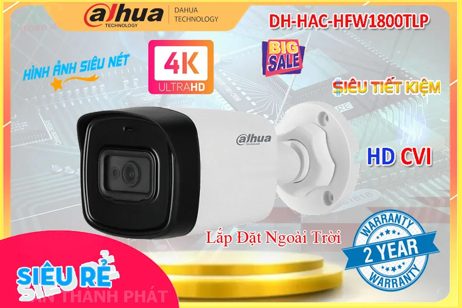 Camera DH-HAC-HFW1800TLP Dahua Nhà Xưởng,DH-HAC-HFW1800TLP Giá Khuyến Mãi, Công Nghệ HD DH-HAC-HFW1800TLP Giá