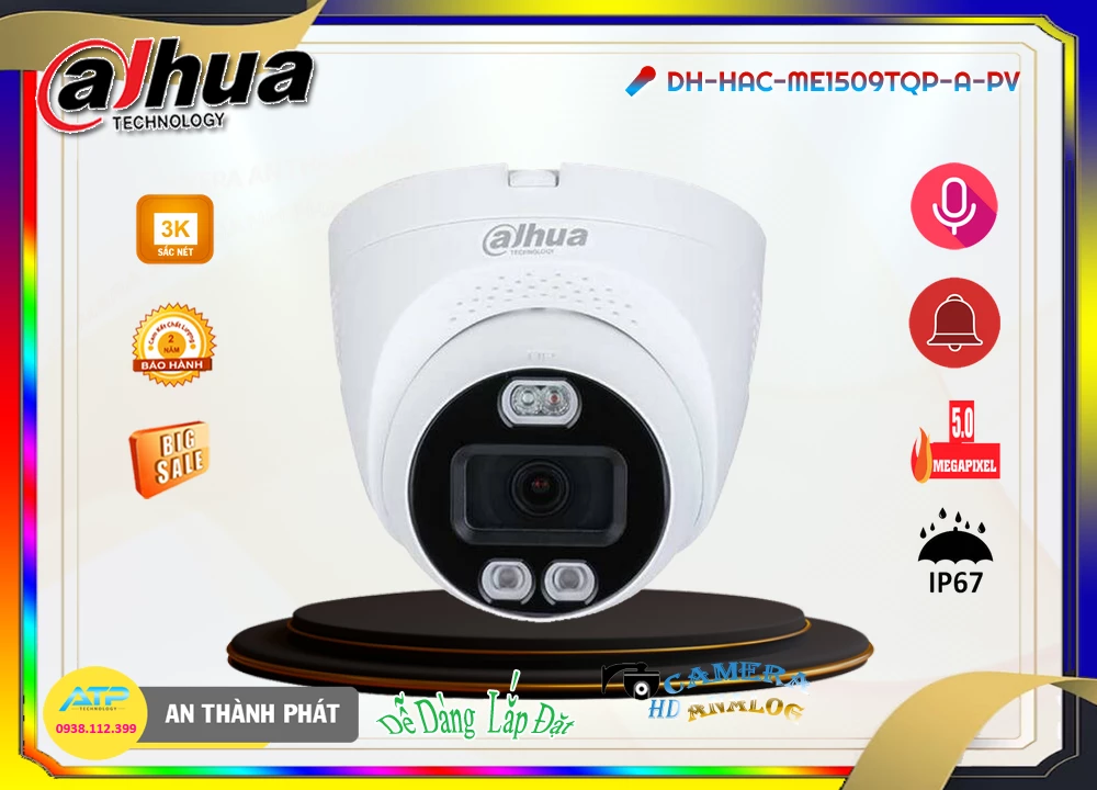 DH-HAC-ME1509TQP-A-PV Camera Dahua