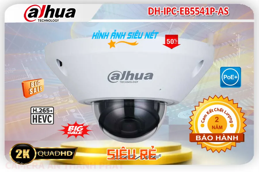 DH-IPC-EB5541P-AS Camera Dahua ❂