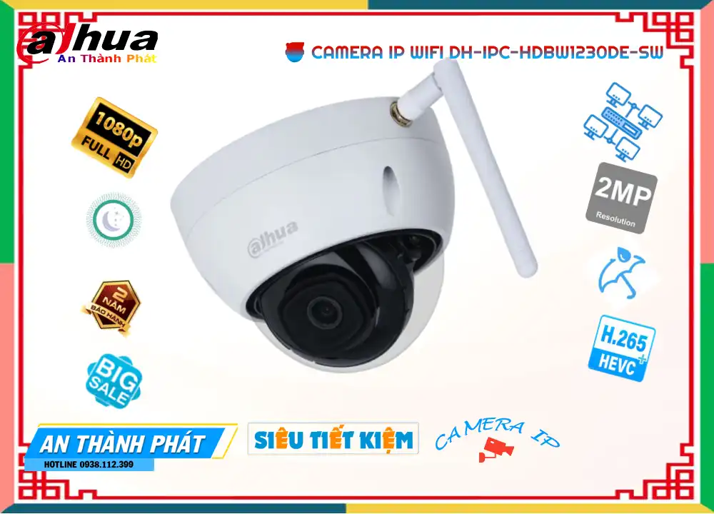 Camera Dahua DH-IPC-HDBW1230DE-SW