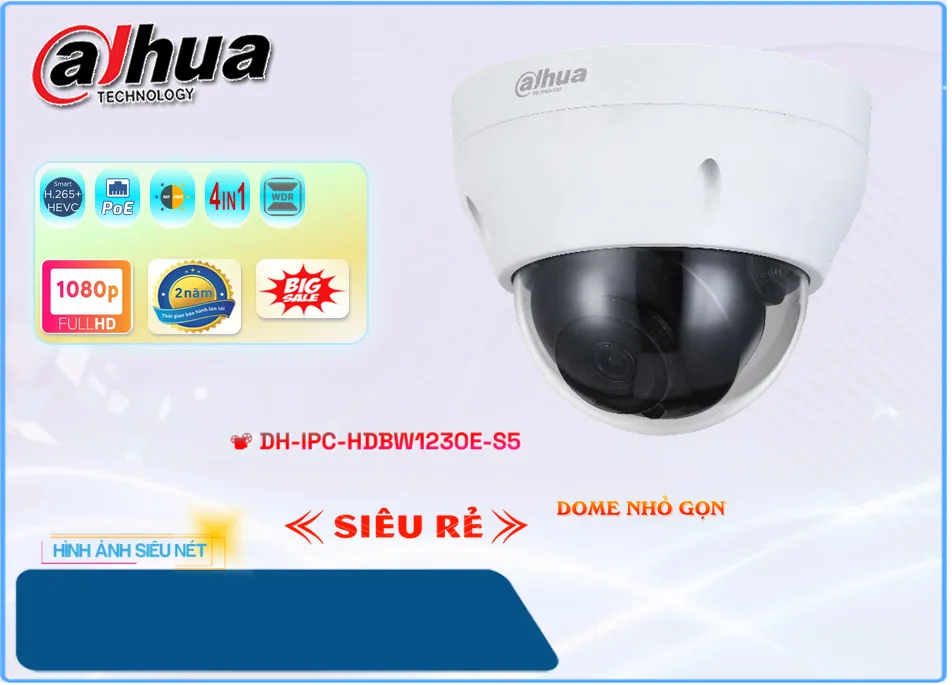 Camera Dahua DH-IPC-HDBW1230E-S5