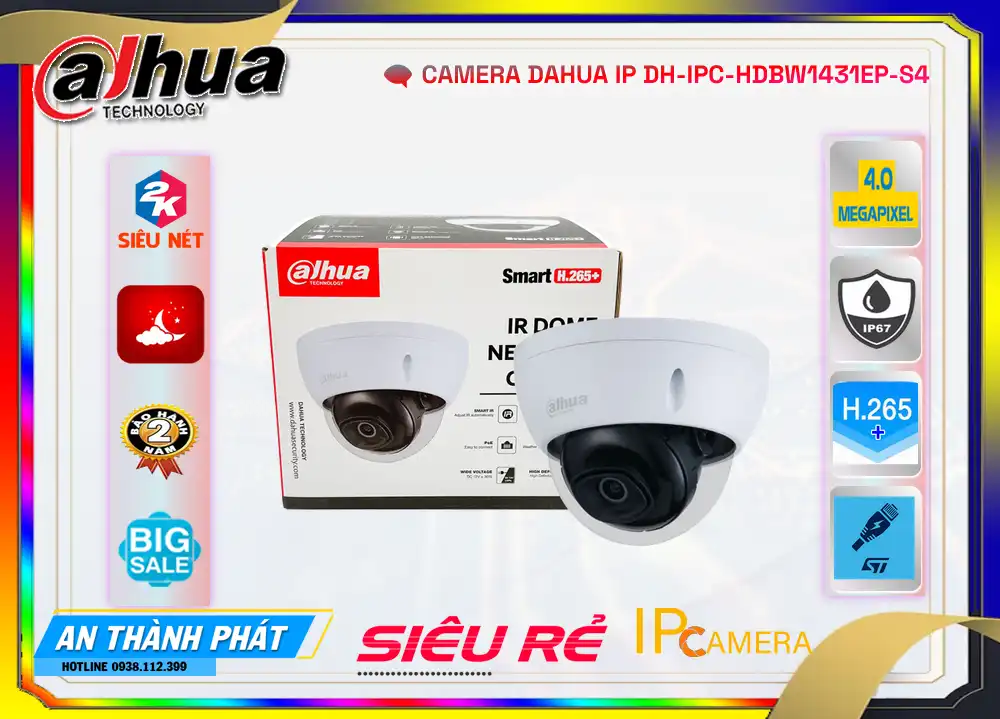 Camera DH-IPC-HDBW1431EP-S4 Dahua