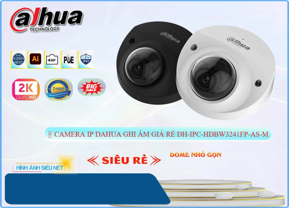 Camera IP Dahua DH-IPC-HDBW3241FP-AS-M,Giá DH-IPC-HDBW3241FP-AS-M,DH-IPC-HDBW3241FP-AS-M Giá Khuyến Mãi,bán