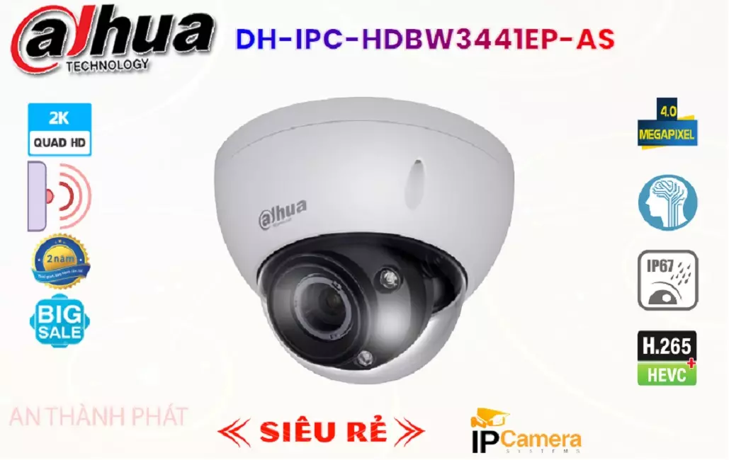Camera IP Dahua DH-IPC-HDBW3441EP-AS,DH-IPC-HDBW3441EP-AS Giá rẻ,DH IPC HDBW3441EP AS,Chất Lượng DH-IPC-HDBW3441EP-AS