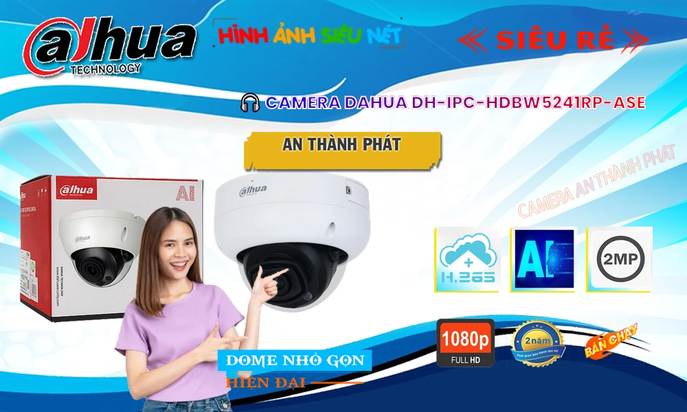 DH-IPC-HDBW5241RP-ASE Camera Dahua