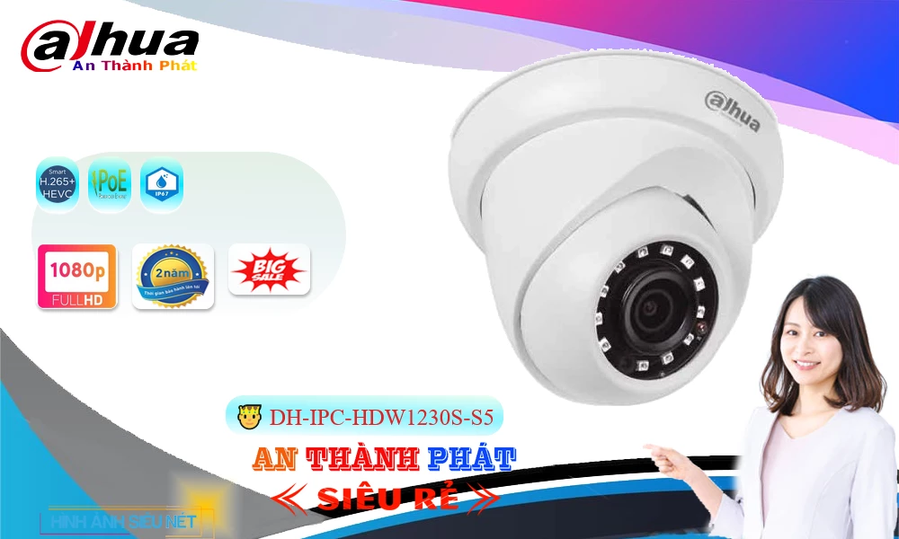 Camera Dahua Chất Lượng DH-IPC-HDW1230S-S5