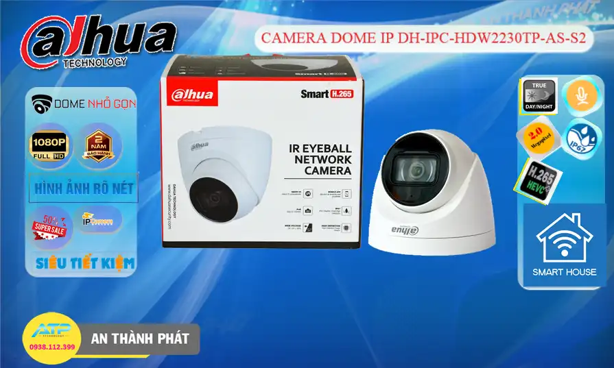 DH-IPC-HDW2230TP-AS-S2 Camera Dahua