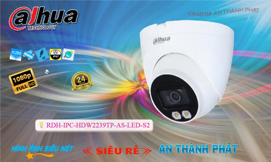 Camera DH-IPC-HDW2239TP-AS-LED-S2 Dahua