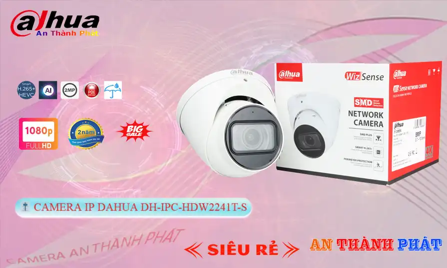 DH-IPC-HDW2241T-S sắc nét Dahua