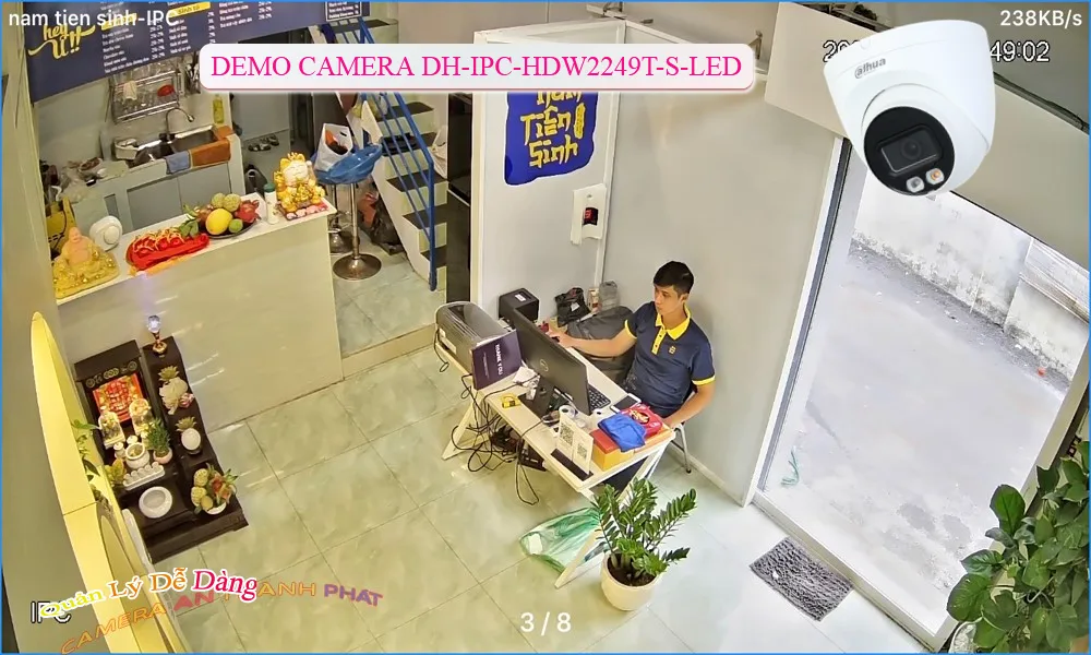 Camera DH-IPC-HDW2249T-S-LED Dahua Với giá cạnh tranh