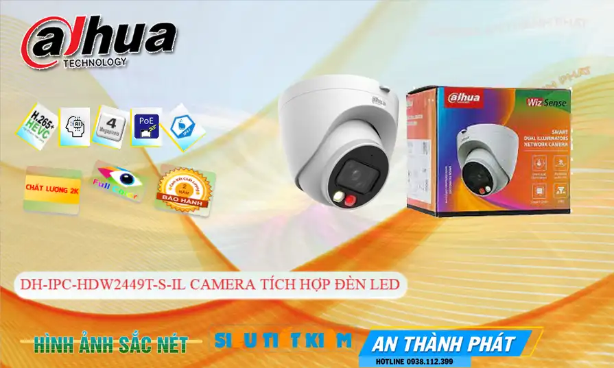 Camera Dahua Với giá cạnh tranh DH-IPC-HDW2449T-S-IL