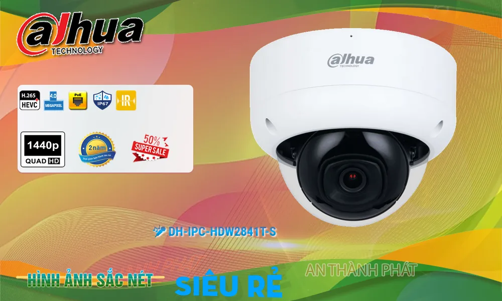 DH-IPC-HDW2841T-S Camera Với giá cạnh tranh Dahua