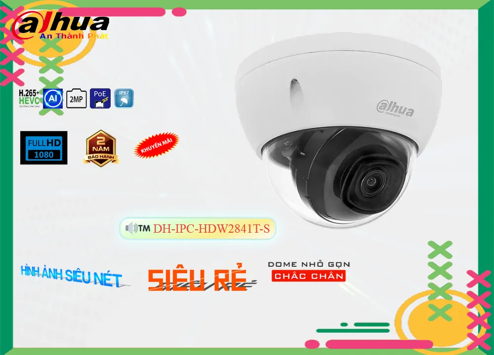 DH-IPC-HDW2841T-S Camera Với giá cạnh tranh Dahua