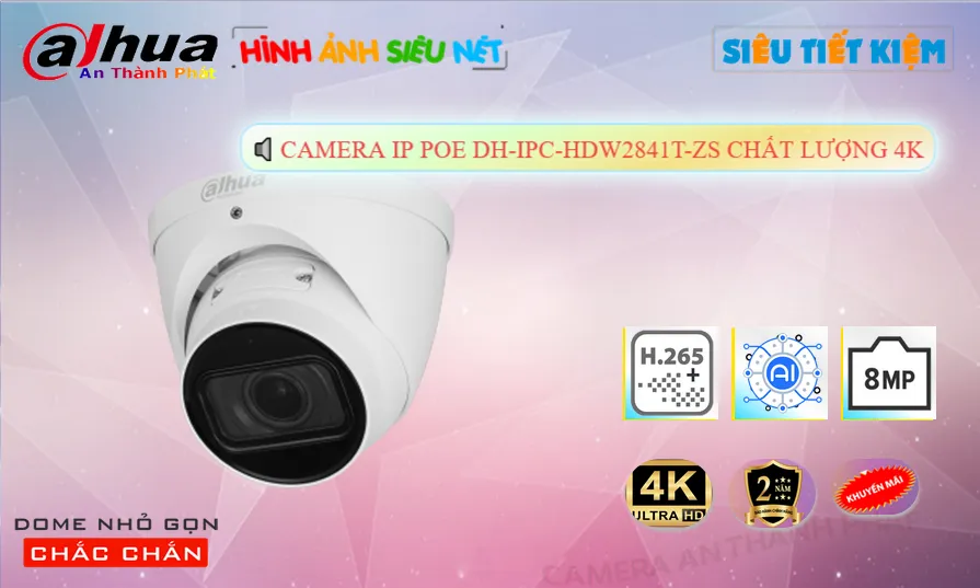 DH-IPC-HDW2841T-ZS Camera IP Công Nghệ Ai