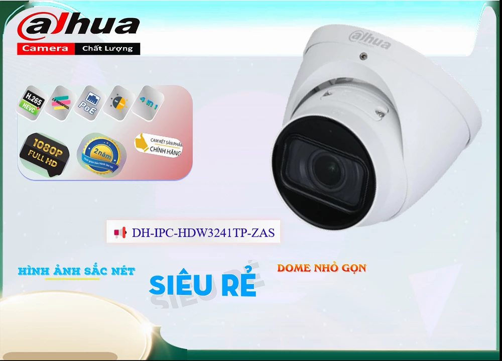 Camera Dahua DH-IPC-HDW3241TP-ZAS,thông số DH-IPC-HDW3241TP-ZAS,DH IPC HDW3241TP ZAS,Chất Lượng