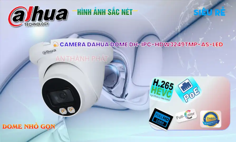 DH-IPC-HDW3249TMP-AS-LED sắc nét Dahua