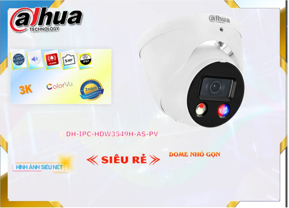 DH-IPC-HDW3549H-AS-PV sắc nét Dahua