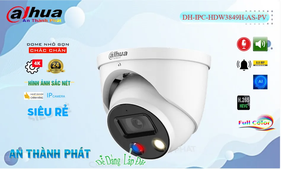 Camera Dahua DH-IPC-HDW3849H-AS-PV