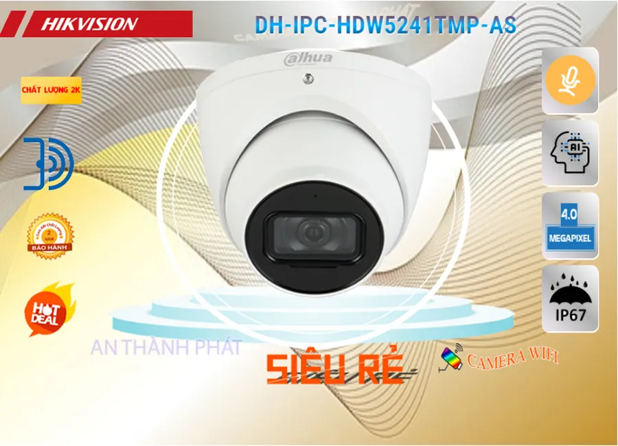 Camera IP Dahua DH-IPC-HDW5241TMP-AS,Giá Công Nghệ POE DH-IPC-HDW5241TMP-AS,phân phối