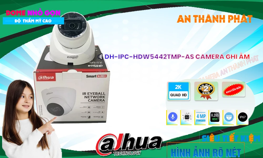 Camera DH-IPC-HDW5442TMP-AS Đang giảm giá ✅