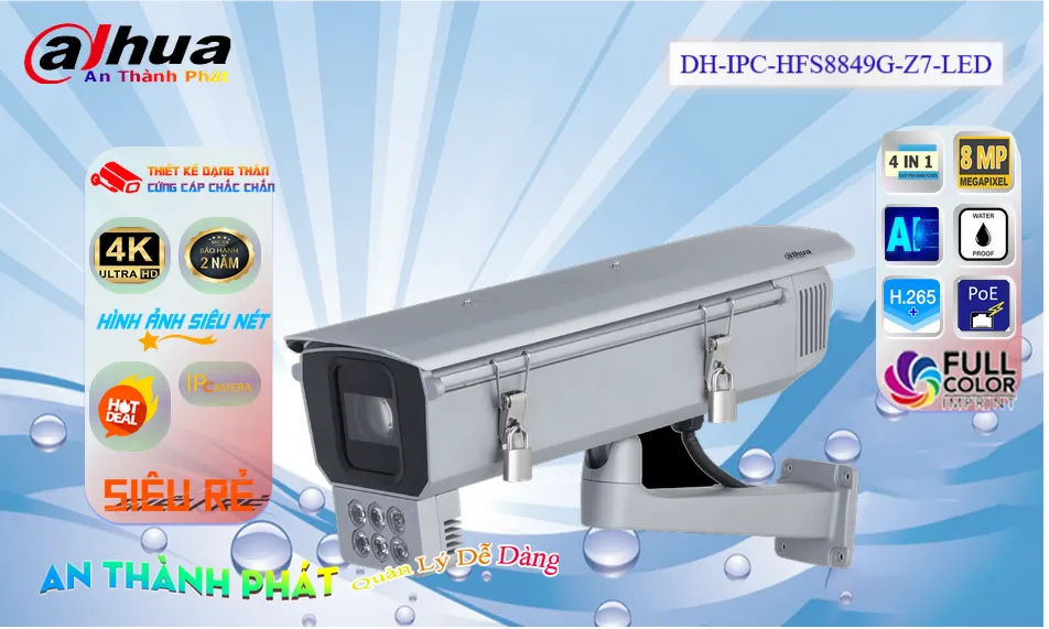 DH-IPC-HFS8849G-Z7-LED sắc nét Dahua