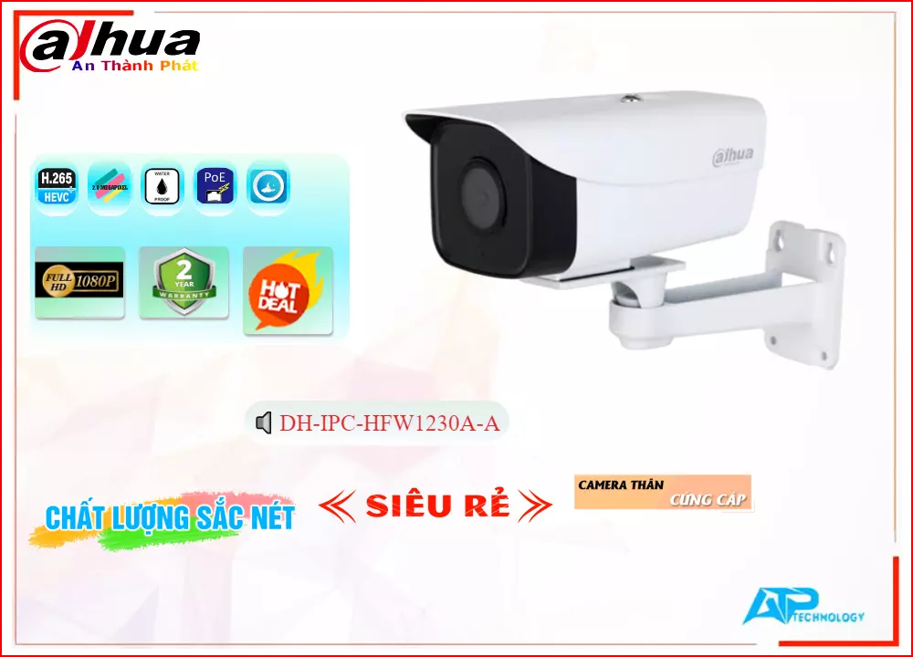Camera IP Dahua DH-IPC-HFW1230A-A,Giá Công Nghệ POE DH-IPC-HFW1230A-A,phân phối DH-IPC-HFW1230A-A,DH-IPC-HFW1230A-A Bán