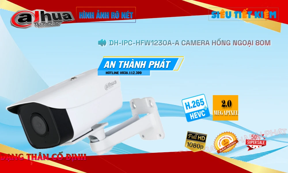 Camera Giá Rẻ Dahua DH-IPC-HFW1230A-A Giá rẻ