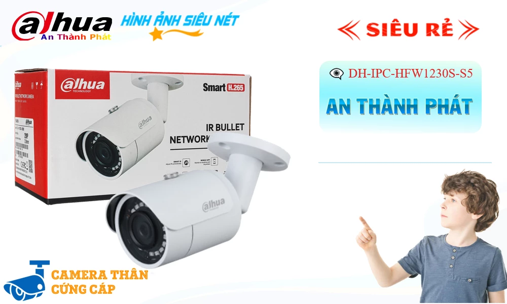 DH-IPC-HFW1230S-S5 Camera An Ninh Đang giảm giá ✔️