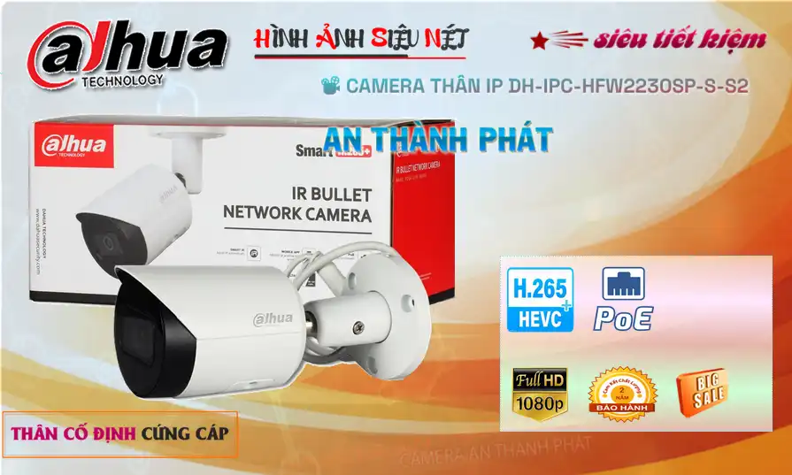 DH-IPC-HFW2230SP-S-S2 Camera Giám Sát Giá rẻ