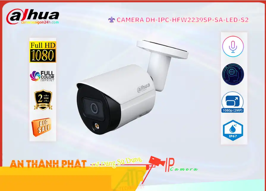 DH-IPC-HFW2239SP-SA-LED-S2 Camera Dahua