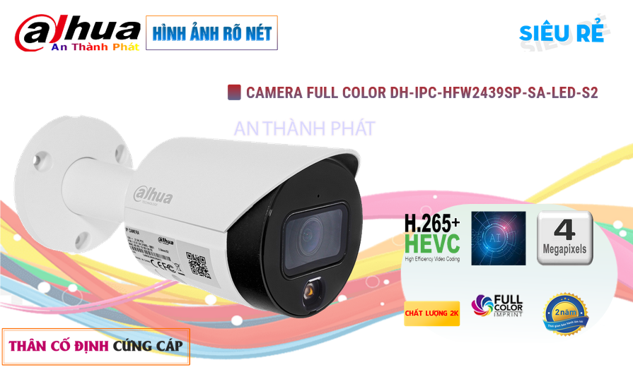 Camera DH-IPC-HFW2439SP-SA-LED-S2 Giá rẻ