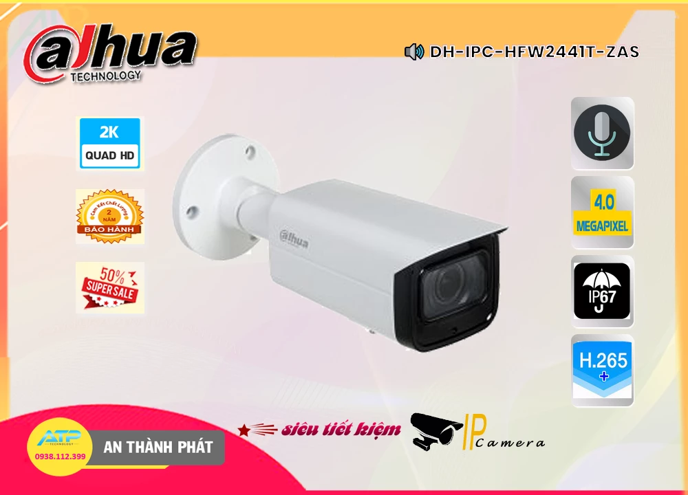 DH-IPC-HFW2441T-ZAS Camera Dahua ✔️