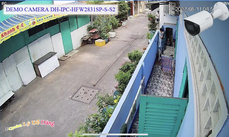 Camera Dahua IP Thân DH-IPC-HFW2831SP-S-S2