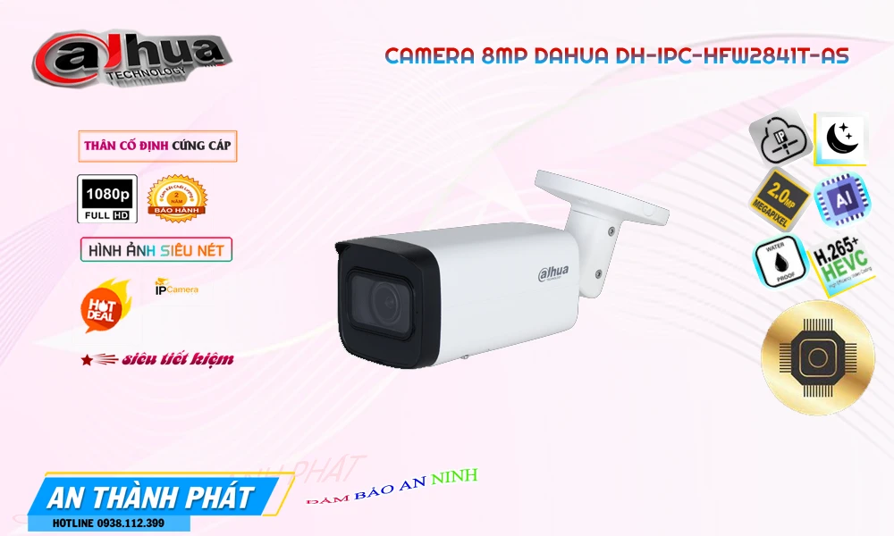 DH-IPC-HFW2841T-AS Camera Giám Sát Chức Năng Cao Cấp