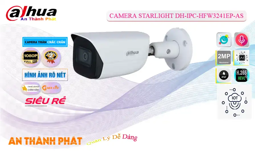 Camera DH-IPC-HFW3241EP-AS Dahua
