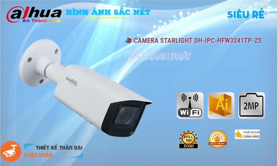 Camera Dahua DH-IPC-HFW3241TP-ZS Tiết Kiệm