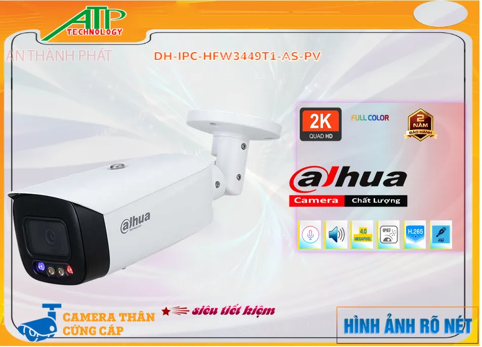 Camera Dahua DH-IPC-HFW3449T1-AS-PV