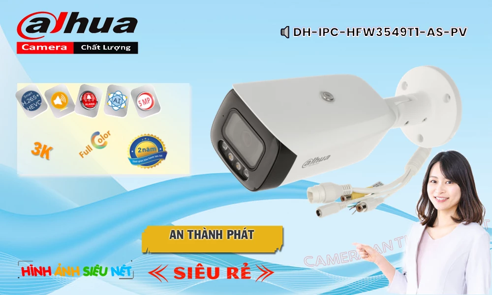 DH-IPC-HFW3549T1-AS-PV Camera Giám Sát Công Nghệ Mới